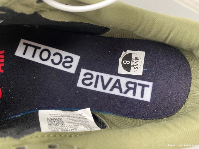 Rep Husky JORDAN OLIVE TRAVIS SCOTT DM7866-200 LOW AIR OG X 1 MEDIUM 0706